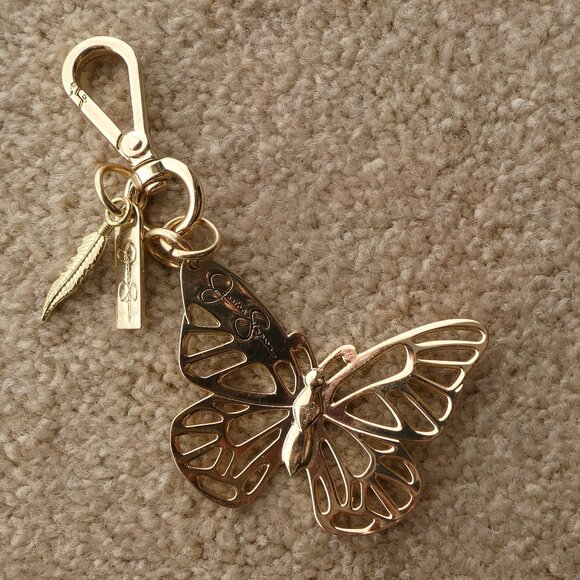 Jessica Simpson Butterfly Bag Charm / Key Ring - Picture 1 of 6